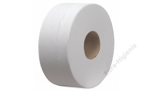 Kétrétegű fehér toalettpapír, 18 cm