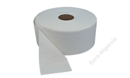 Kétrétegű törtfehér toalettpapír, 18 cm