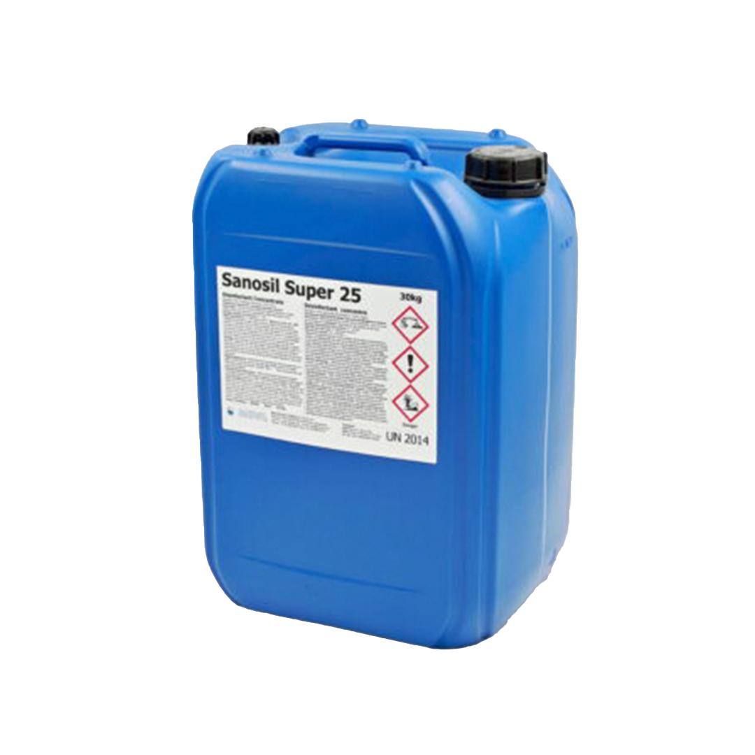 SANOSIL SUPER fertőtlenítő  koncentrátum 10 liter / 12 kg