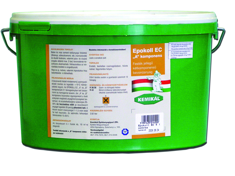 Epokoll EC festék jellegű bevonóanyag okker 5l